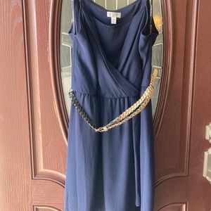 NWOT Bisou Bisou Dress with Belt